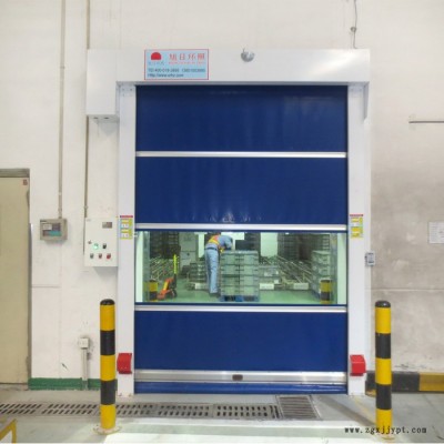 【全國聯(lián)?！刻旖蛐窈悱h(huán)照牌新款低價PVC電動快卷門 pvc電動快卷門