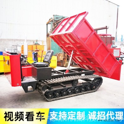 德瑞斯 履帶運輸車 定制橡膠履帶農用車 可定制1-10噸履帶運輸車