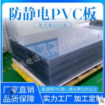 防靜電pc板亞克力透明防靜電pmma板材無(wú)塵機(jī)箱面板pvc防靜電板5mm