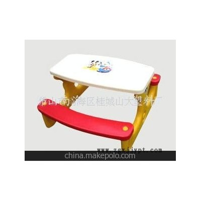 加工定制大型滾塑加工，塑料組合座椅，兒童桌椅(圖)