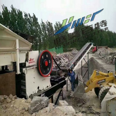 北京建筑垃圾破碎機(jī) 輪胎式移動石子破碎站價格