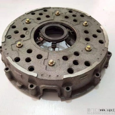 廈工配件 廈工壓路機(jī)配件 XG6261P 輪胎壓路機(jī)主離合器外壓盤(pán)總成 壓盤(pán)蓋總成153鑄鐵12φ10 廈工叉車(chē)配件