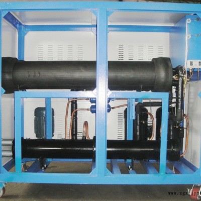 供應(yīng)發(fā)泡機專用冷水機 水冷式冷水機組 20HP冷水機 大和田牌DHT-020W水冷式冷水機