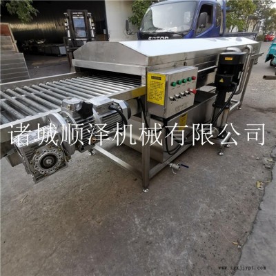 玉米預煮漂燙線 甜玉米殺青漂燙機 玉米切頭去尾機 順澤銷售