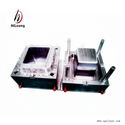 HILOONG 臺(tái)州塑料注塑模具， 日用品家居儲(chǔ)物箱模具