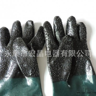 橡膠手套  噴砂機(jī)專用 加厚防水防滑耐磨防高溫放靜電直銷