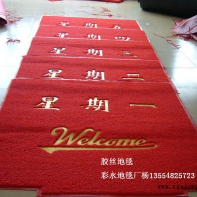 供應(yīng)膠絲地毯，膠絲地墊，門口地墊