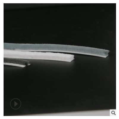 鋁合金門窗橡膠密封條 紗窗防蚊卡槽毛條 非標準件縫隙條硅化卡條