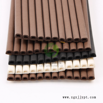 供應(yīng)D型自粘型三元乙丙橡膠發(fā)泡密封條海綿彩色木門(mén)隔音防撞條