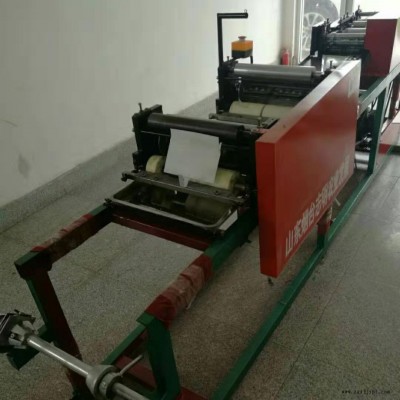 山東煙臺(tái)志明牌桃子、蘋果機(jī)械手振鈴制袋機(jī)