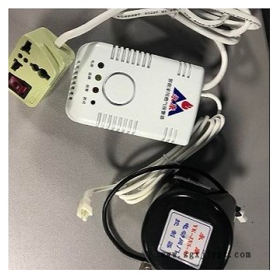 三聯(lián)動(dòng)家用燃?xì)鈭?bào)警器，連接機(jī)械手電磁閥排風(fēng)扇